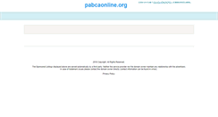 Desktop Screenshot of pabcaonline.org