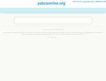 Tablet Screenshot of pabcaonline.org